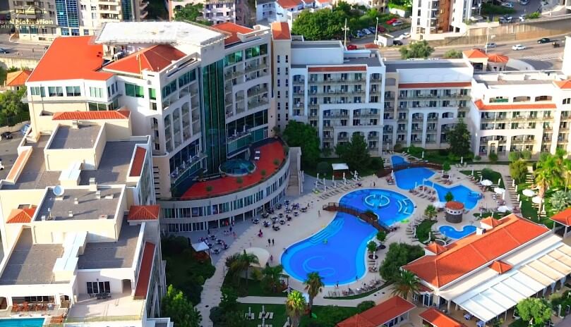 Hotel Bečići, dron slika