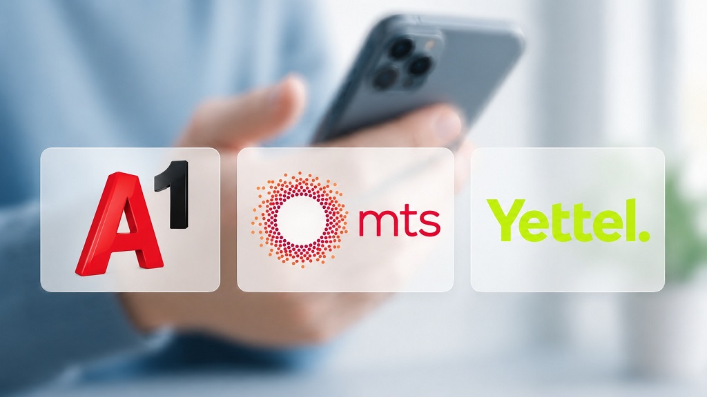 Operateri A1, Mts i Yettel