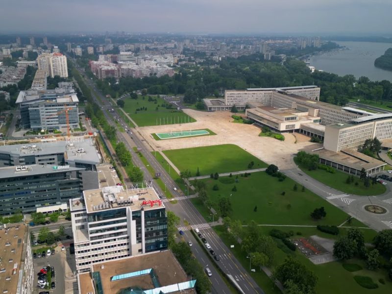 beograd snimljen iz drona