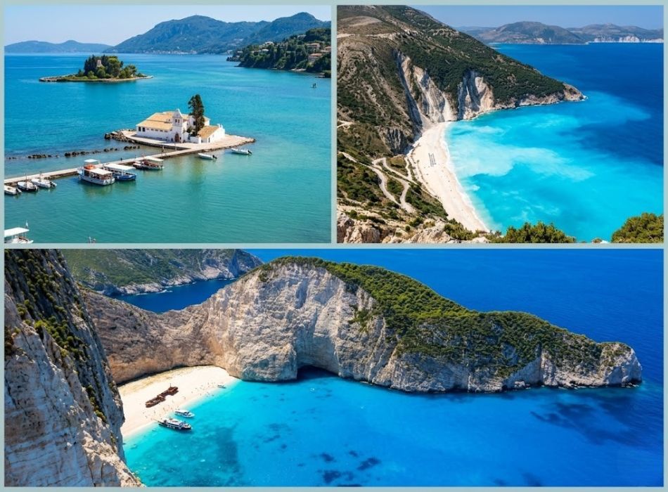 Krf, Zakintos i Kefalonija